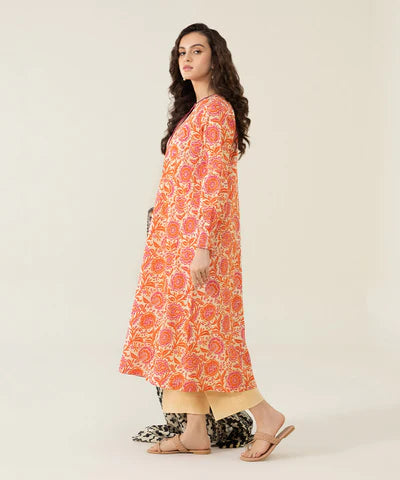 Sapphire | Unstitched 2Pc Printed Lawn - Shirt & Dupatta | U2D-DY23V4-9R