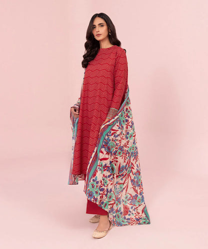 SAPPHIRE | UNSTITCHED 3 PIECE PRINTED LAWN SUIT