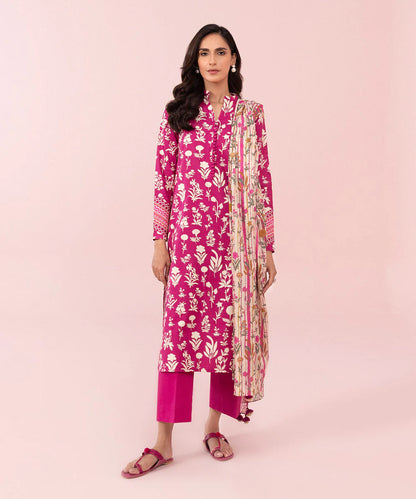 Sapphire | Unstitched 2Pc Printed Cambric- Shirt & Dupatta | U2D-DY23V5-8