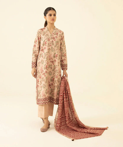 SAPPHIRE | UNSTITCHED 2 PIECE PRINTED KHADDAR SUIT