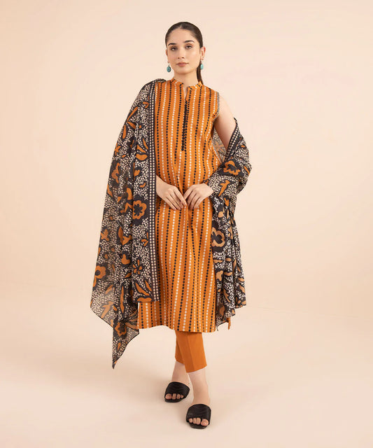 SAPPHIRE | UNSTITCHED 2 PIECE PRINTED LAWN SUIT