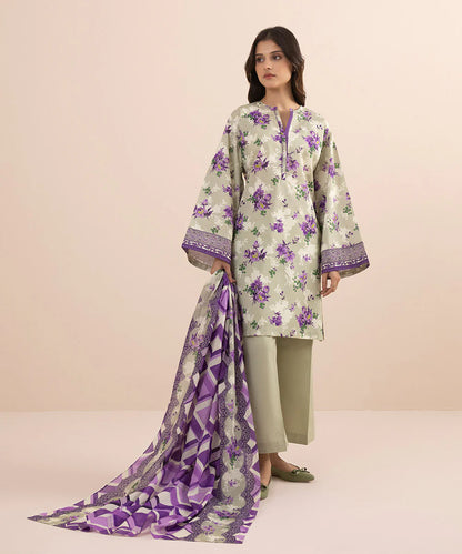 SAPPHIRE | UNSTITCHED 2 PIECE PRINTED LAWN SUIT