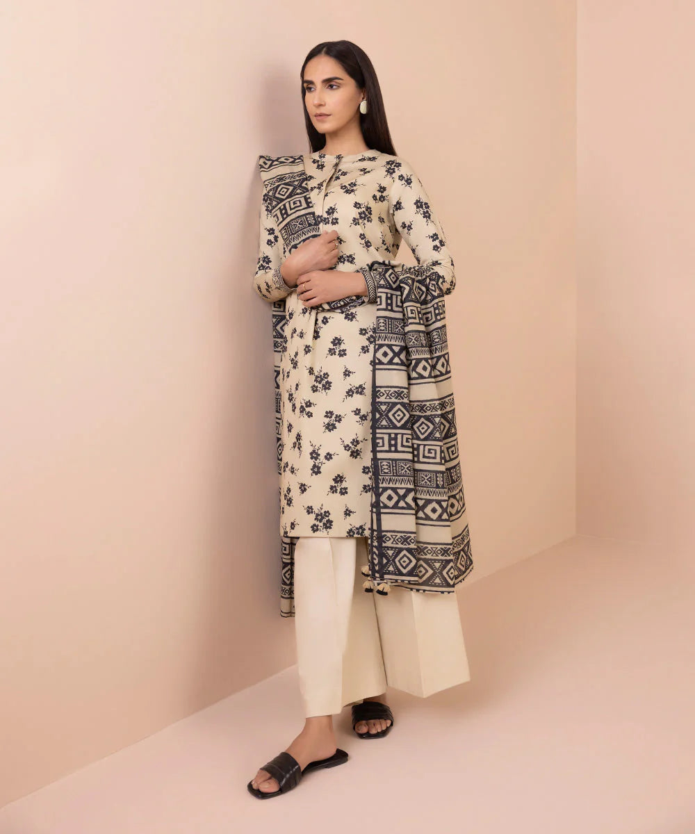 SAPPHIRE | UNSTITCHED 2 PIECE PRINTED LAWN SUIT