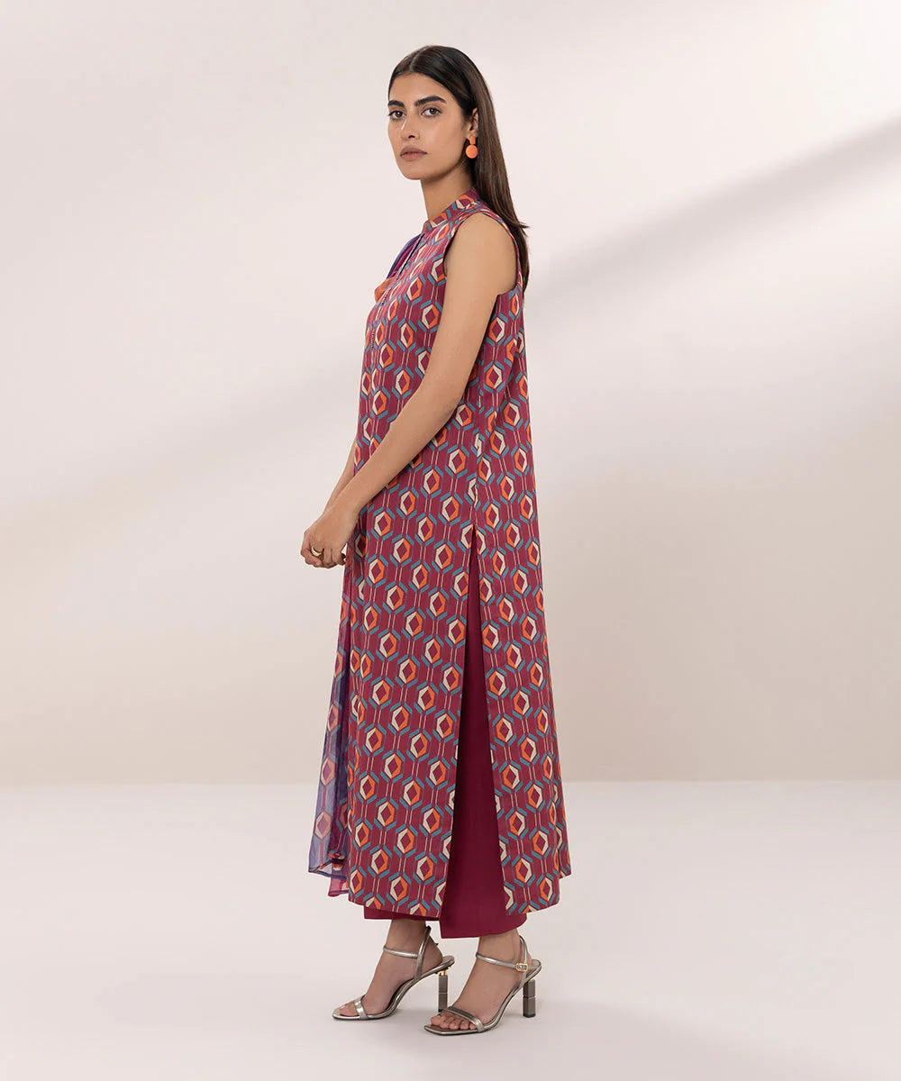 SAPPHIRE | UNSTITCHED 2 PIECE PRINTED LAWN SUIT
