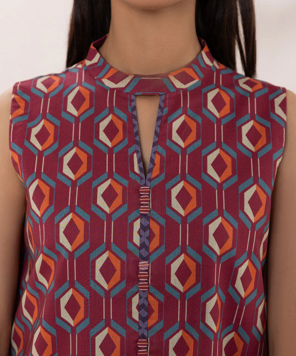 SAPPHIRE | UNSTITCHED 2 PIECE PRINTED LAWN SUIT
