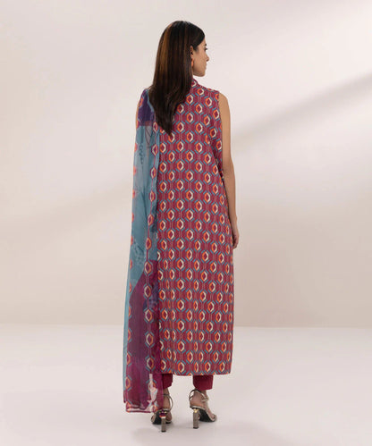 SAPPHIRE | UNSTITCHED 2 PIECE PRINTED LAWN SUIT