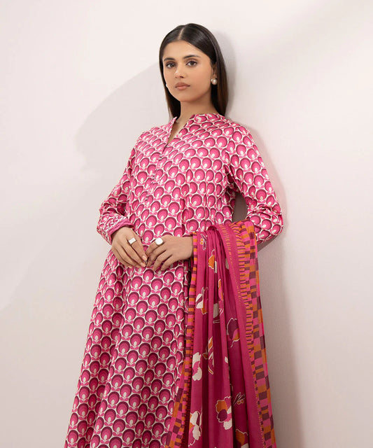 SAPPHIRE | UNSTITCHED 2 PIECE PRINTED LAWN SUIT