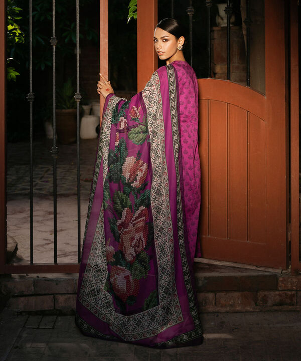 SAPPHIRE | UNSTITCHED 2 PIECE PRINTED LAWN SUIT