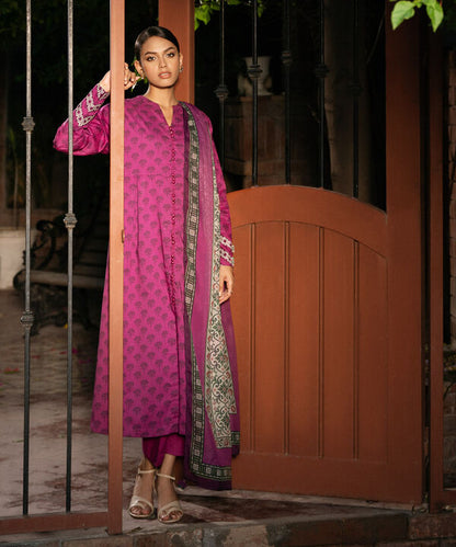SAPPHIRE | UNSTITCHED 2 PIECE PRINTED LAWN SUIT