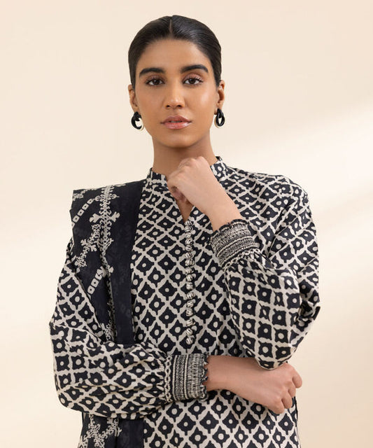 SAPPHIRE | UNSTITCHED 2 PIECE PRINTED LAWN SUIT