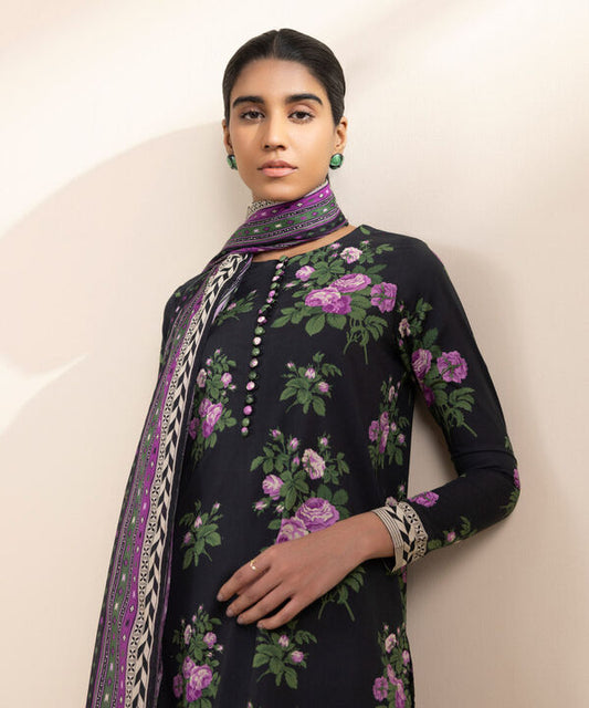 SAPPHIRE | UNSTITCHED 2 PIECE PRINTED LAWN SUIT