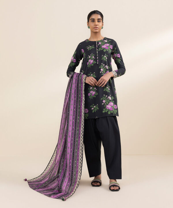 SAPPHIRE | UNSTITCHED 2 PIECE PRINTED LAWN SUIT