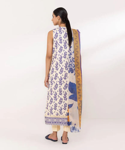 SAPPHIRE | UNSTITCHED 2 PIECE PRINTED LAWN SUIT