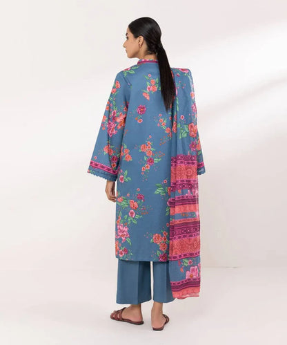 SAPPHIRE | UNSTITCHED 2 PIECE PRINTED LAWN SUIT