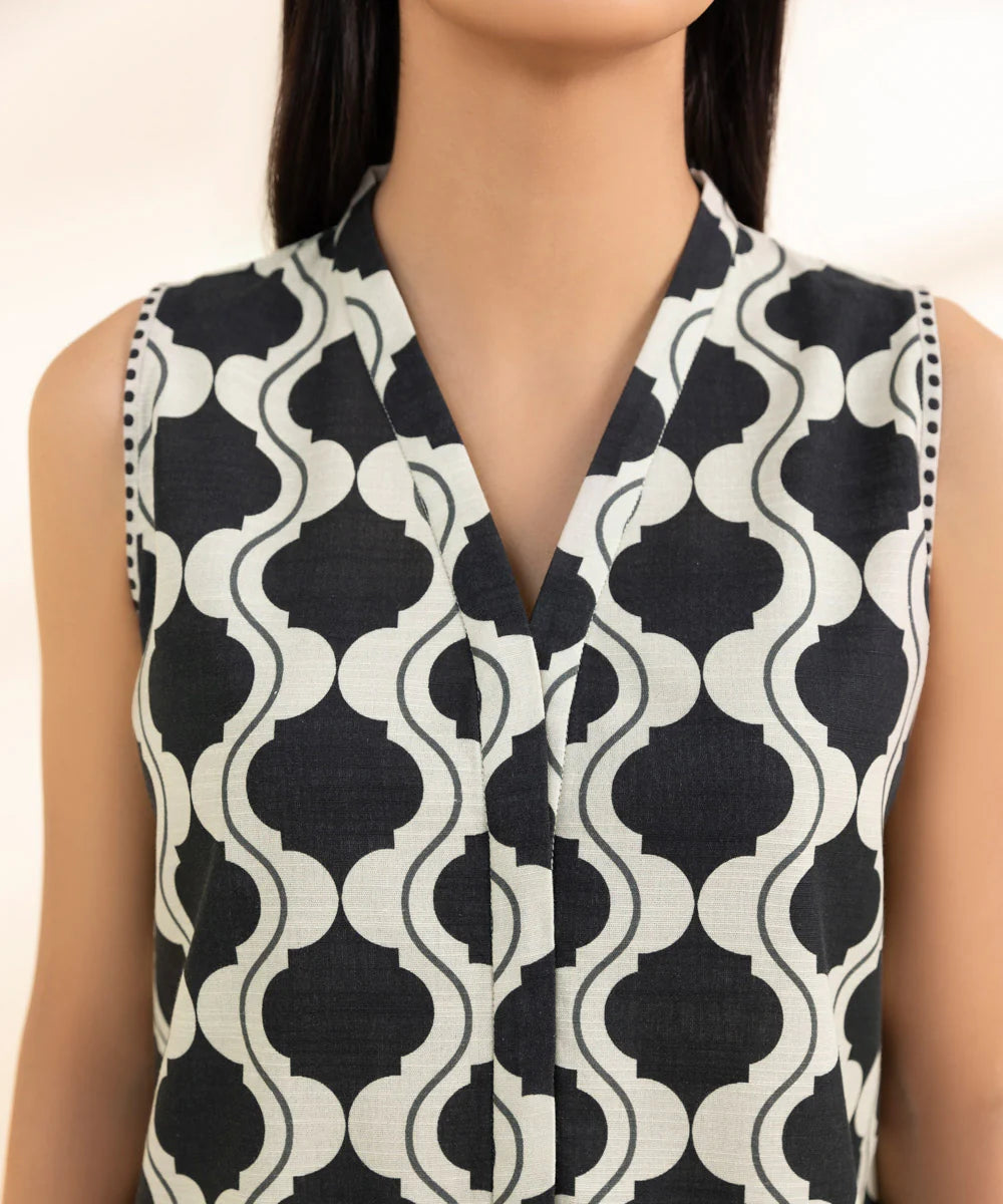SAPPHIRE | UNSTITCHED 2 PIECE PRINTED LIGHT KHADDAR SUIT
