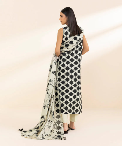 SAPPHIRE | UNSTITCHED 2 PIECE PRINTED LIGHT KHADDAR SUIT