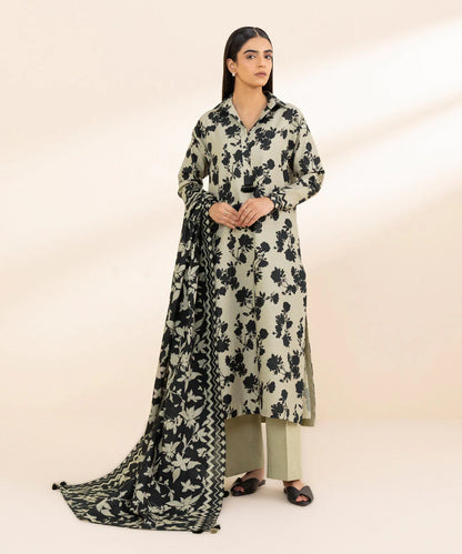 SAPPHIRE | UNSTITCHED 2 PIECE PRINTED LIGHT KHADDAR SUIT