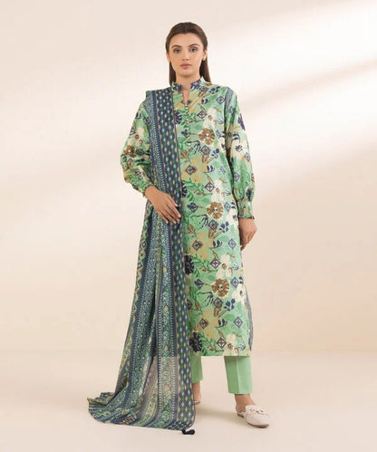 SAPPHIRE | UNSTITCHED 2 PIECE PRINTED LAWN SUIT