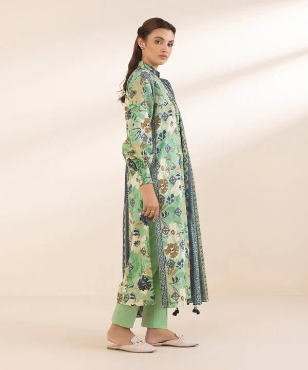 SAPPHIRE | UNSTITCHED 2 PIECE PRINTED LAWN SUIT