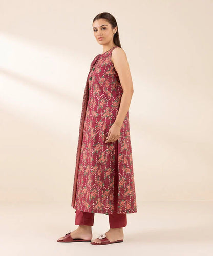 SAPPHIRE | UNSTITCHED 2 PIECE PRINTED LAWN SUIT