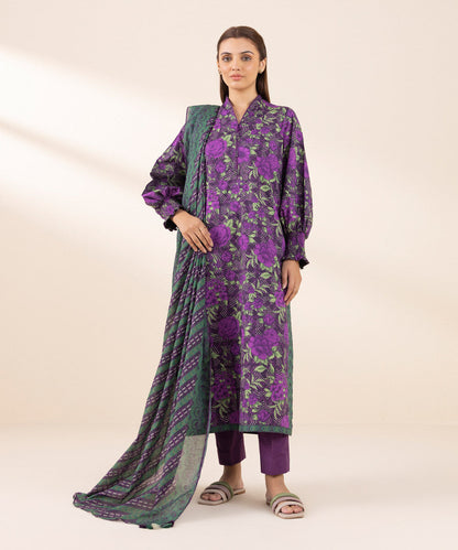 SAPPHIRE | UNSTITCHED 2 PIECE PRINTED LAWN SUIT