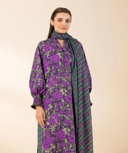 SAPPHIRE | UNSTITCHED 2 PIECE PRINTED LAWN SUIT