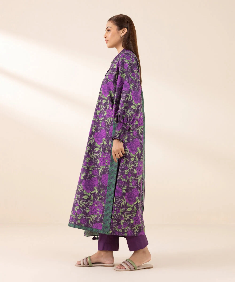 SAPPHIRE | UNSTITCHED 2 PIECE PRINTED LAWN SUIT