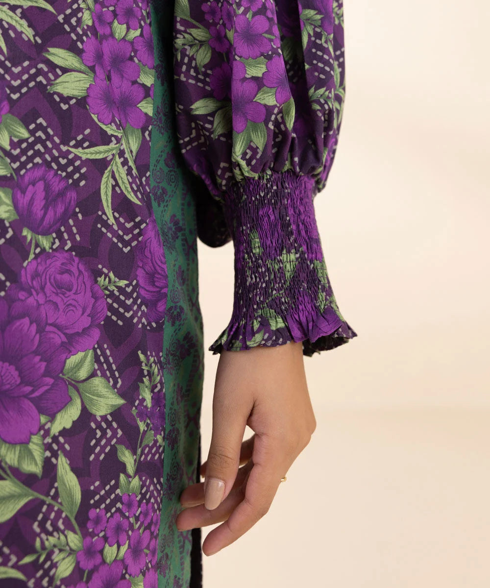 SAPPHIRE | UNSTITCHED 2 PIECE PRINTED LAWN SUIT