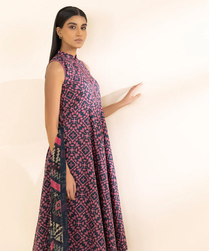 SAPPHIRE | UNSTITCHED 2 PIECE PRINTED LAWN SUIT