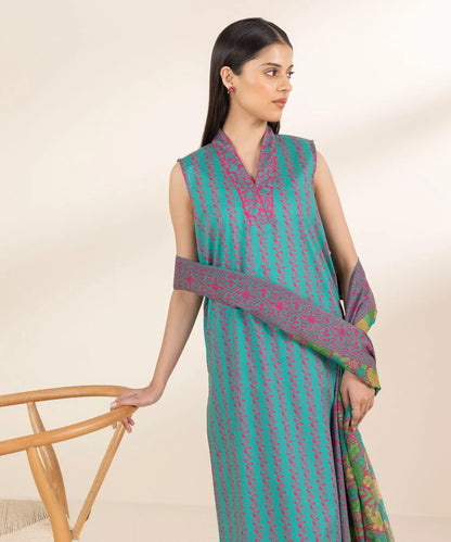 SAPPHIRE | UNSTITCHED 2 PIECE PRINTED LAWN SUIT