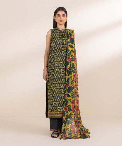 SAPPHIRE | UNSTITCHED 2 PIECE PRINTED LAWN SUIT