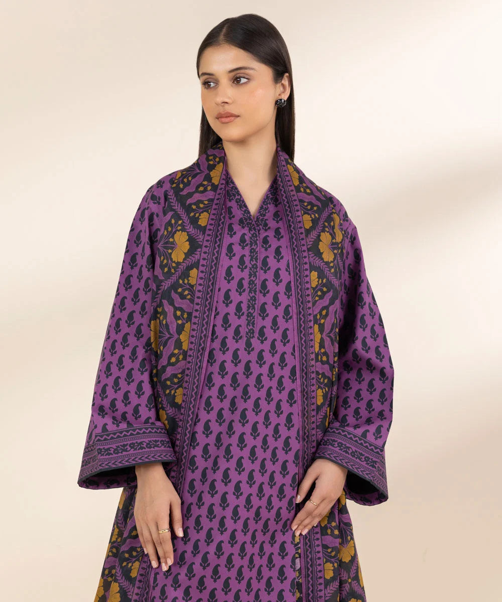 SAPPHIRE | UNSTITCHED 2 PIECE PRINTED LAWN SUIT