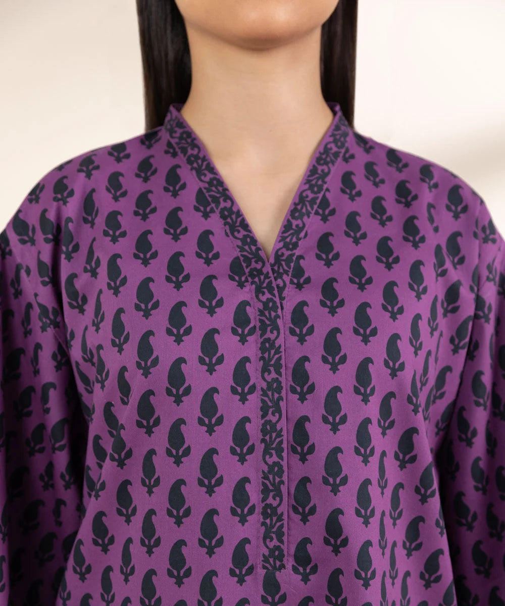 SAPPHIRE | UNSTITCHED 2 PIECE PRINTED LAWN SUIT