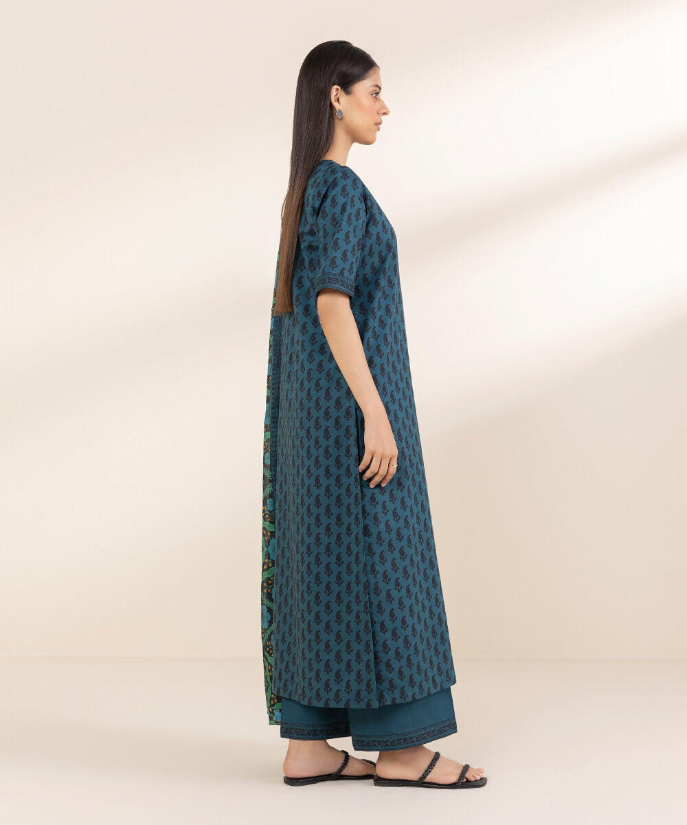 SAPPHIRE | UNSTITCHED 2 PIECE PRINTED LAWN SUIT
