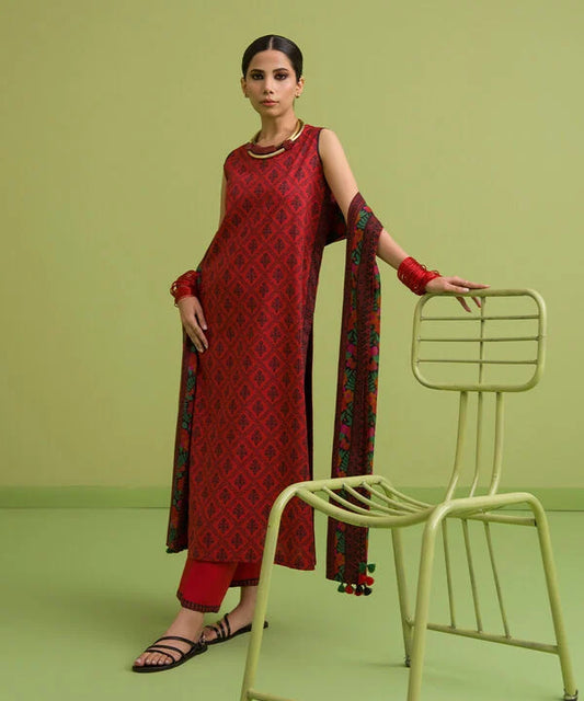 SAPPHIRE | UNSTITCHED 2 PIECE PRINTED LAWN SUIT