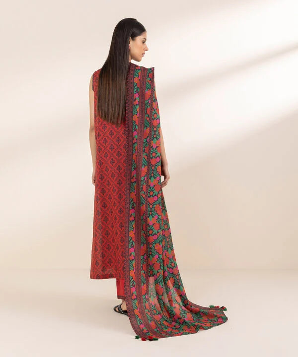 SAPPHIRE | UNSTITCHED 2 PIECE PRINTED LAWN SUIT