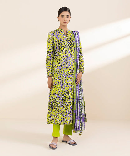 SAPPHIRE | UNSTITCHED 2 PIECE PRINTED LAWN SUIT