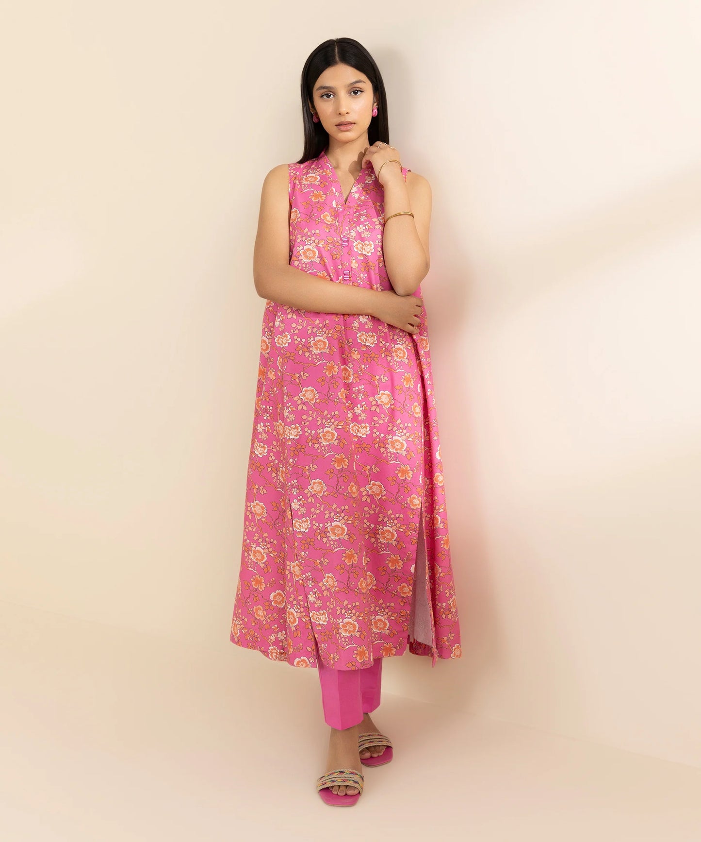 SAPPHIRE | UNSTITCHED 2 PIECE PRINTED LAWN SUIT