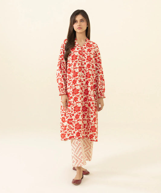 SAPPHIRE | UNSTITCHED 2 PIECE PRINTED KHADDAR SUIT