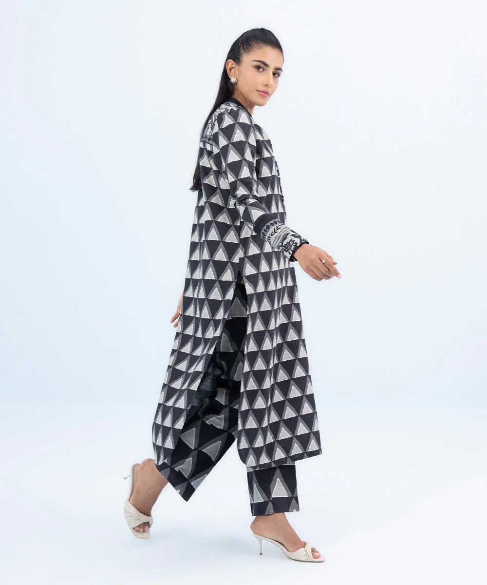 SAPPHIRE | UNSTITCHED 2 PIECE PRINTED KHADDAR SUIT