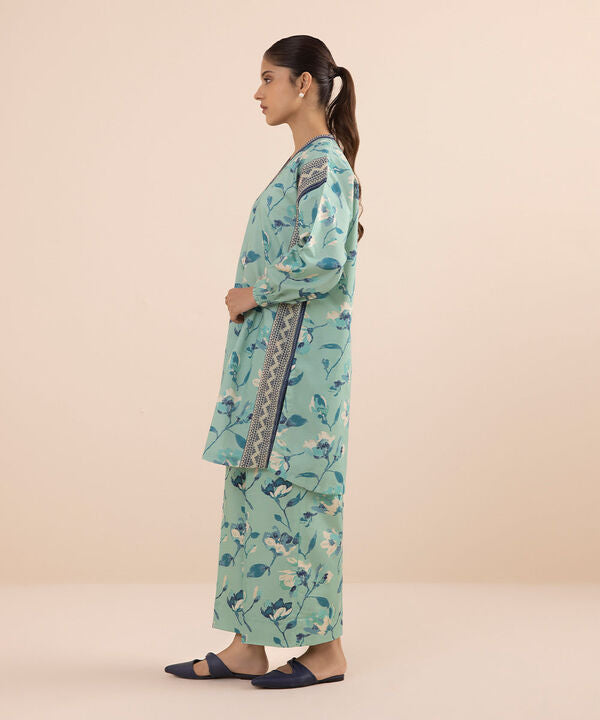 SAPPHIRE | UNSTITCHED 2 PIECE PRINTED LAWN SUIT