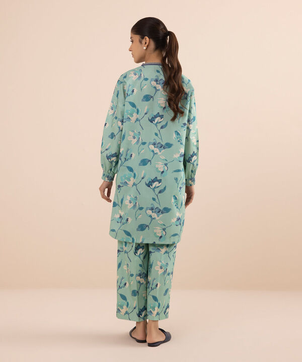 SAPPHIRE | UNSTITCHED 2 PIECE PRINTED LAWN SUIT
