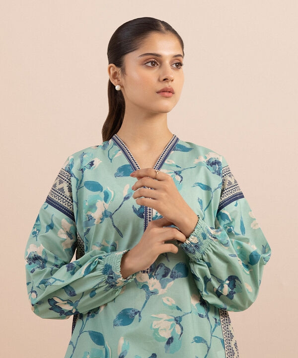 SAPPHIRE | UNSTITCHED 2 PIECE PRINTED LAWN SUIT
