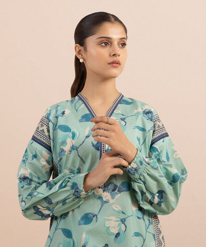 SAPPHIRE | UNSTITCHED 2 PIECE PRINTED LAWN SUIT