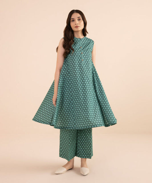 SAPPHIRE | UNSTITCHED 2 PIECE PRINTED LAWN SUIT