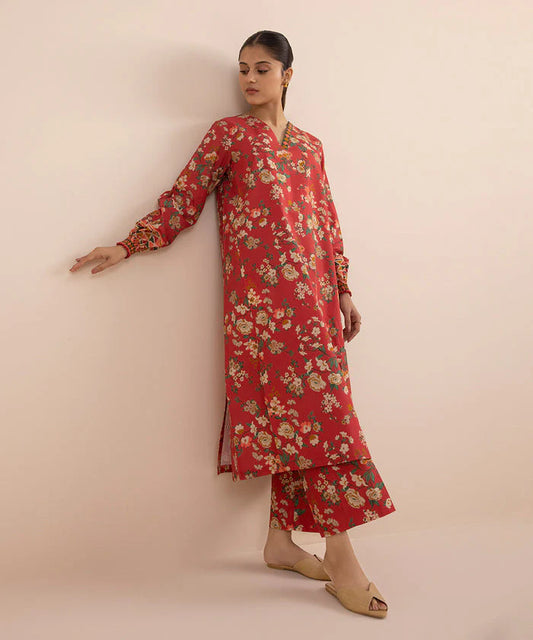SAPPHIRE | UNSTITCHED 2 PIECE PRINTED LAWN SUIT
