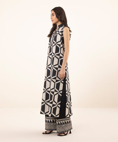 SAPPHIRE | UNSTITCHED 2 PIECE PRINTED CAMBRIC SUIT