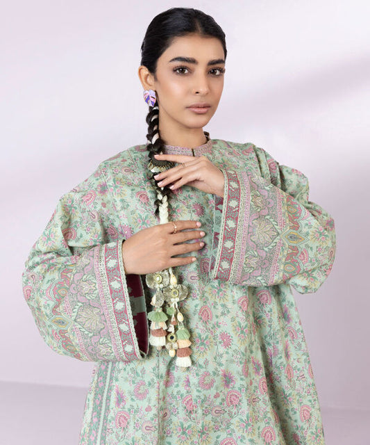 SAPPHIRE | UNSTITCHED 2 PIECE PRINTED LAWN SUIT