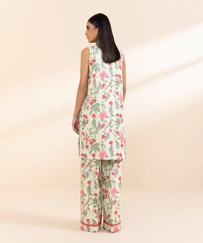 SAPPHIRE | UNSTITCHED 2 PIECE EMBROIDERED CAMBRIC SUIT