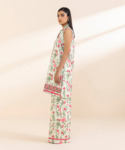 SAPPHIRE | UNSTITCHED 2 PIECE EMBROIDERED CAMBRIC SUIT